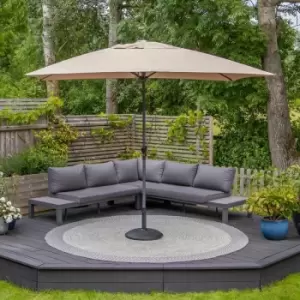 Image of Triton 3m x 2m Aluminium Parasol