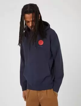 Image of Edwin Japanese Sun Hooded Sweat - Navy Blazer