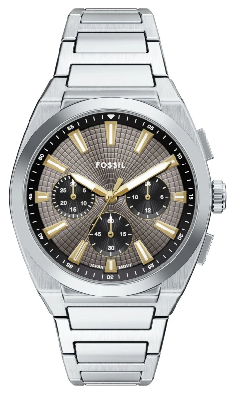 Image of Fossil FS6128 Everett Chronograph (42mm) Grey Dial / Watch