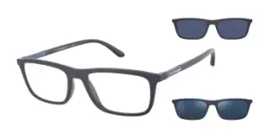 Image of Emporio Armani Eyeglasses EA4160 with Clip-On /V 57591W