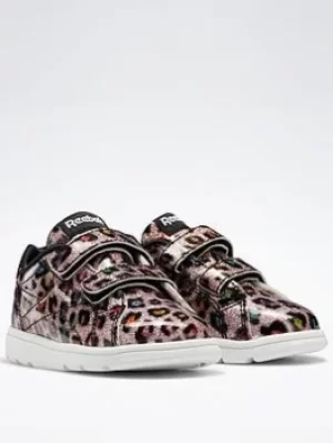 Image of Reebok Royal Complete Cln 2 Shoes, Pink/Black, Size 7 Younger