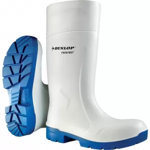 Image of Dunlop Protective Footwear Purofort Multigrip Safety White Knee High Boot 9