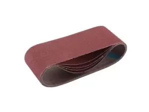 Image of Draper SB100610 100 x 610mm 80 Grit Cloth Sanding Belt 5pk