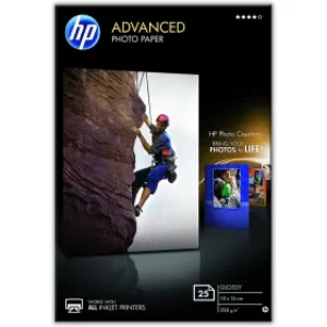 Image of HP Q8691A 10cmx15cm Glossy Photo Paper 250gsm 25 sheets