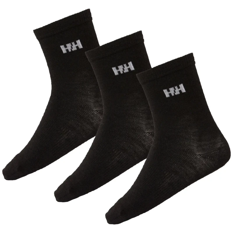 Image of Children's socks Helly Hansen wool basic (x3) Noir Unisex 29/31