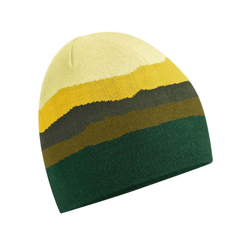 Image of Beechfield Beechfield Men Mountain Pull-On Beanie in Dark Green Dark Green One Size Male 5063470792627