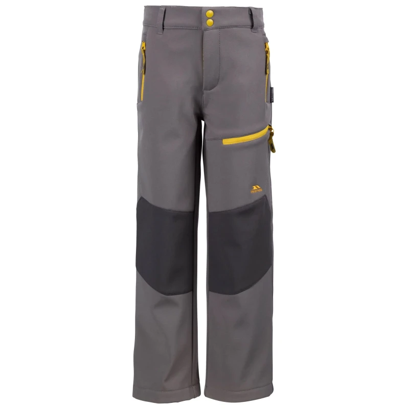 Image of Trespass Hurry Hiking Trousers in Grey Size: 11-12 Years Grey Unisex 11-12 Years