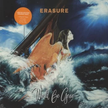 Image of Erasure World Be Gone - Orange Vinyl + Print & Photograph 2017 UK vinyl LP 5414939955860