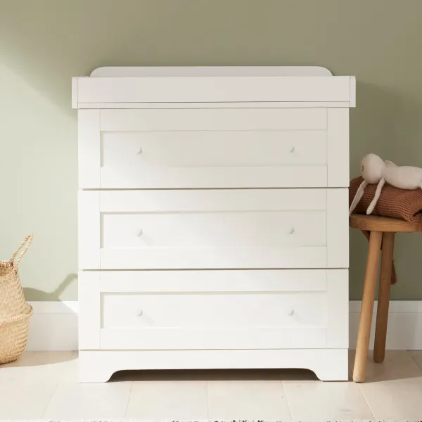 Image of Tutti Bambini Rio 3 Drawer Chest Changer White