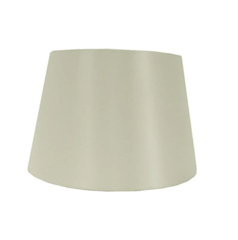 Image of K Living 14" Satin Drum Ceiling Table Lamp Shade - Ivory