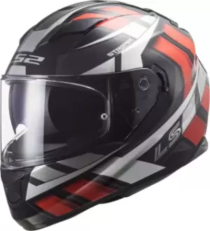 Image of LS2 FF320 Stream Evo Loop Helmet, black-red, Size S, black-red, Size S