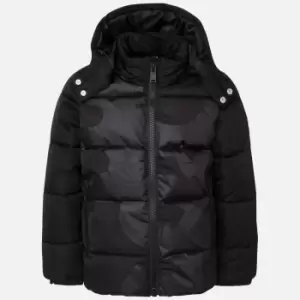 Image of Hugo Boss Boys Monochrome Shell Puffer Jacket