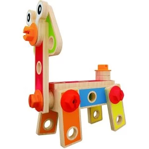 Image of Hape Basic Builder Wooden Construction Set