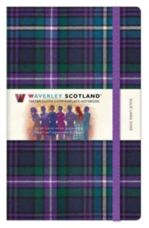 Image of Waverley Scotland Tartan Notebook: Auld Lang Syne Tartan Large Notebook 21cm x 13cm Hardback