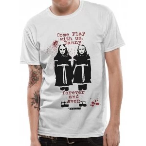 Image of Shining - Come Play Twins Mens XX-Large T-Shirt - White