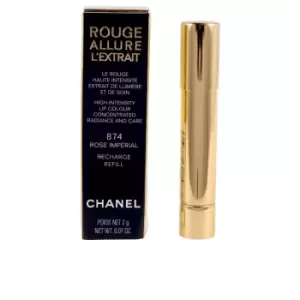 Image of CHANEL ROUGE ALLURE L EXTRAIT lipstick recharge #rose imperial-874