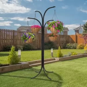 Image of Gudrum Athena Hanging Basket Tree With 4 Baskets