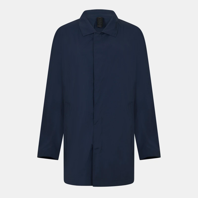 Image of Boss Mens Jared Tailored Fit Blazer Dark Blue male 44 (54)