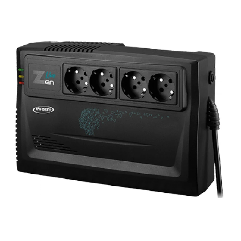 Image of Infosec Zen Live 800 uninterruptible power supply (UPS) Line-Interacti