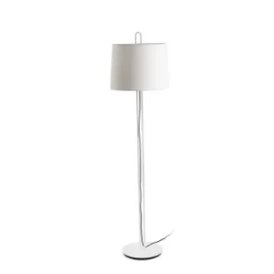 Image of Montreal Floor Lamp with Shade White, E27