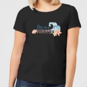 Image of Moana One with The Waves Womens T-Shirt - Black - 5XL