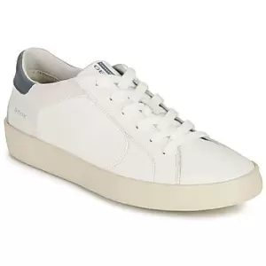 Image of Geox U WARLEY A mens Shoes Trainers in White - Sizes 8,11