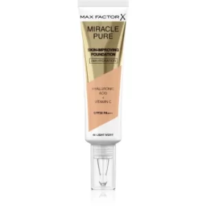 Image of Max Factor Miracle Pure Skin Long-Lasting Foundation SPF 30 Shade 40 Light Ivory 30ml