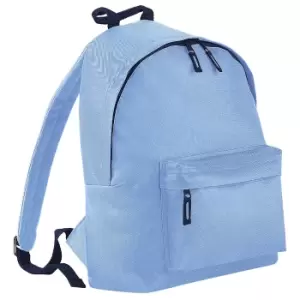 Image of Bagbase Fashion Backpack / Rucksack (18 Litres) (Pack of 2) (One Size) (Sky Blue/French Navy)