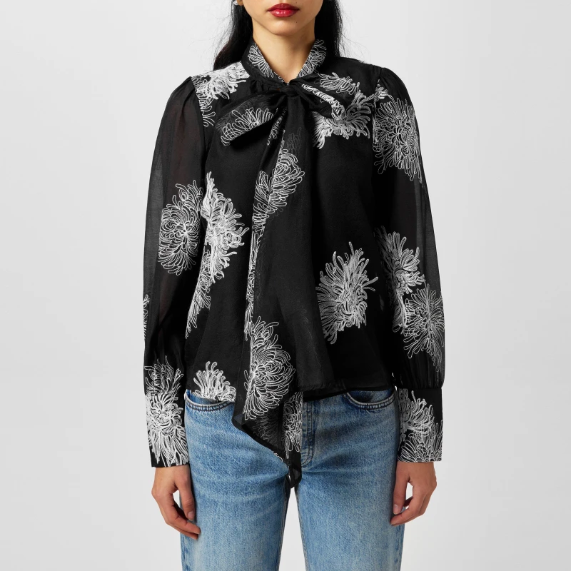 Image of Vero Moda Dula Blouse - Black 8