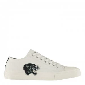 Image of Ed Hardy Hardy Panther Head Trainers - White