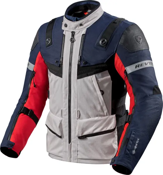 Image of REV'IT! Defender 3 GTX Jacket Red Blue Size 2XL