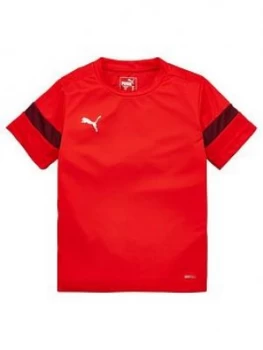 Image of Puma Junior Football Tee - Red