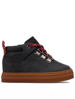 Image of Clarks Toddler Nova Hike Boot, Navy, Size 8 Younger