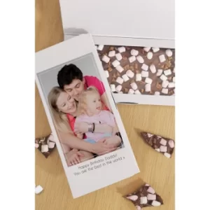 Image of Personalised Photo Rocky Road Milk Chocolate Card
