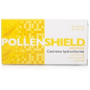 Image of Pollenshield (Cetirizine Hydrochloride) 30 Tablets