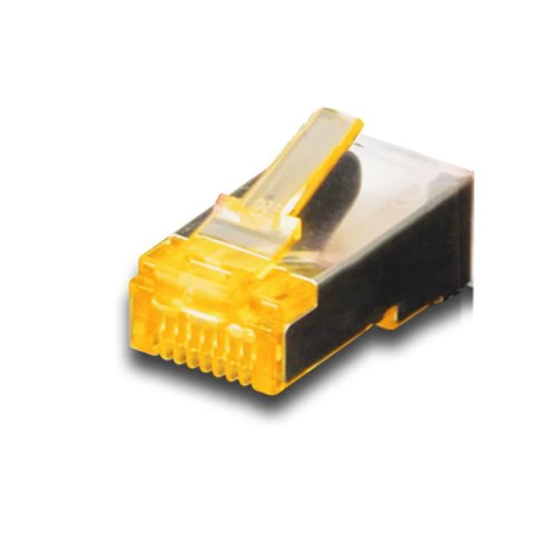 Image of FDL YELLOW CAT.6A S-FTP CONNECTOR - 2 PIECE - 4/4 (100pcs)
