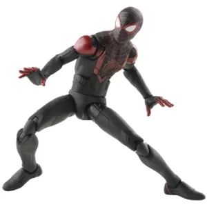 Image of Hasbro Marvel Legends Series Gamerverse Miles Morales 6" Action Figure and Build-A-Figure Part