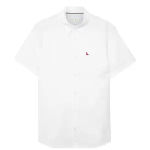 Image of Jack Wills Emmerson Nep Short Sleeve Shirt - White