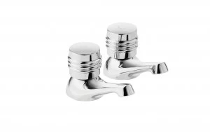 Image of Wickes Salerno Bath Taps - Chrome
