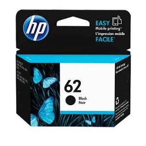 Image of HP 62 Black Ink Cartridge