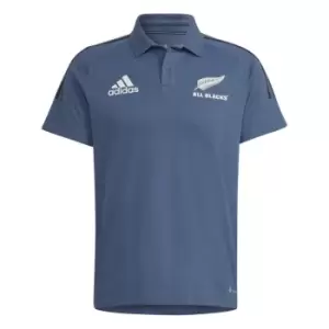 Image of adidas All Blacks Polo Shirt Mens - Blue