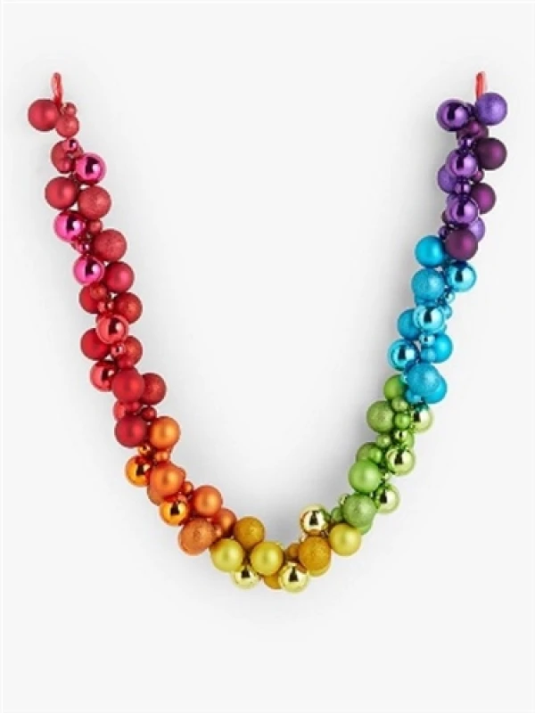 Image of Christmas Workshop Rainbow Bauble Garland 72889