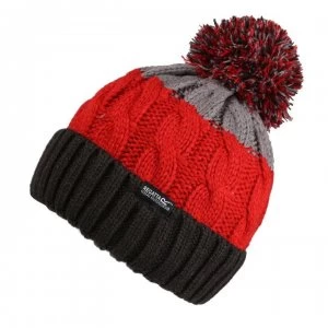 Image of Regatta Davin III Bobble Hat - Black/Grey