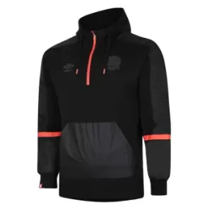 Image of Umbro England Rugby Icon Hoodie Mens - Black