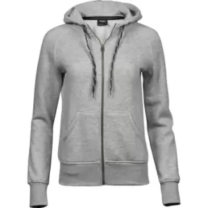 Image of Tee Jays Womens/Ladies Fashion Zip Hoodie (S) (Heather Grey)