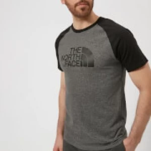 Image of The North Face Mens Raglan Easy Short Sleeve T-Shirt - TNF Medium Grey Heather - M