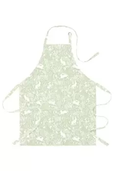 Image of William Morris Forest Life Green Cotton Apron