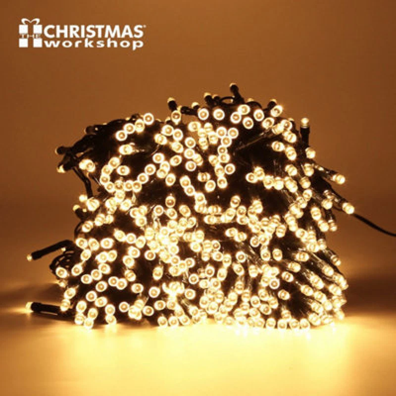 Image of Christmas Workshop 400 LED Battery Operated Timer Lights - Warm White