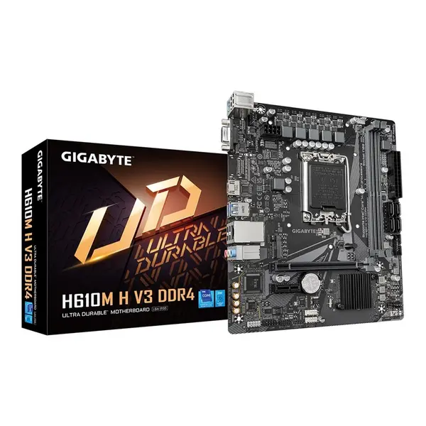Image of Hidden Gigabyte H610M H V3 DDR4 Intel 1700 Socket Motherboard MBGIG-H610MHV3D4