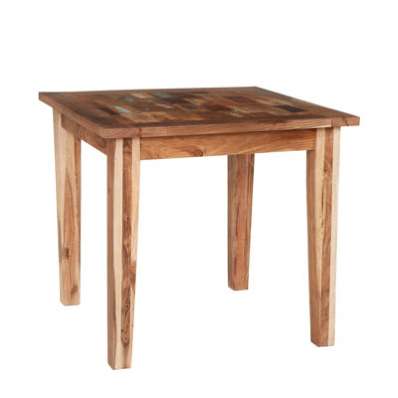 Image of Buttercup Farm Coastal Small Dining Table - Wood - L85 X W88 X H76 Cm